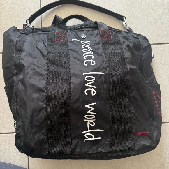 Peace Love World Travel Tote - Picture 4 of 8